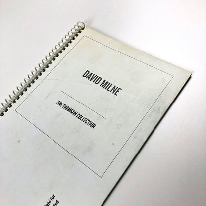 David Milne, List of Works: The Artistic Process Thomson Collection Ontario 2001
