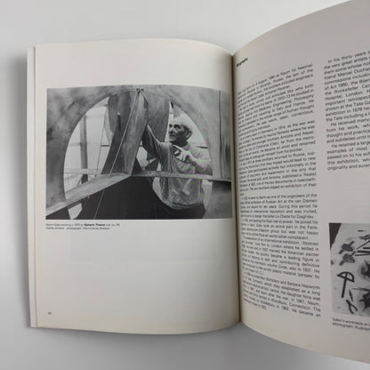 Naum Gabo. Sixty Years of Constructivism Tate Gallery, 1987 + private view invitation, and photos