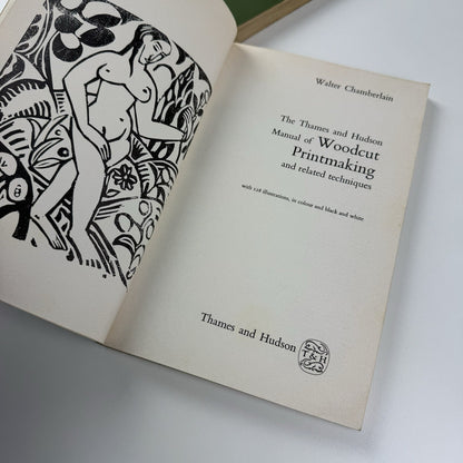 Etching and Engraving & Woodcut Printmaking by Walter Chamberlain | Two books, Thames & Hudson, 1978
