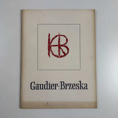 Henri Gaudier-Brzeska. Exhibition of sculpture, pastels & drawings Arts Council