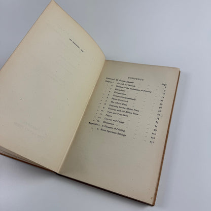 Printing Explained by Herbert Simon Harry Carter, Dryad Press, 1945 2nd impression