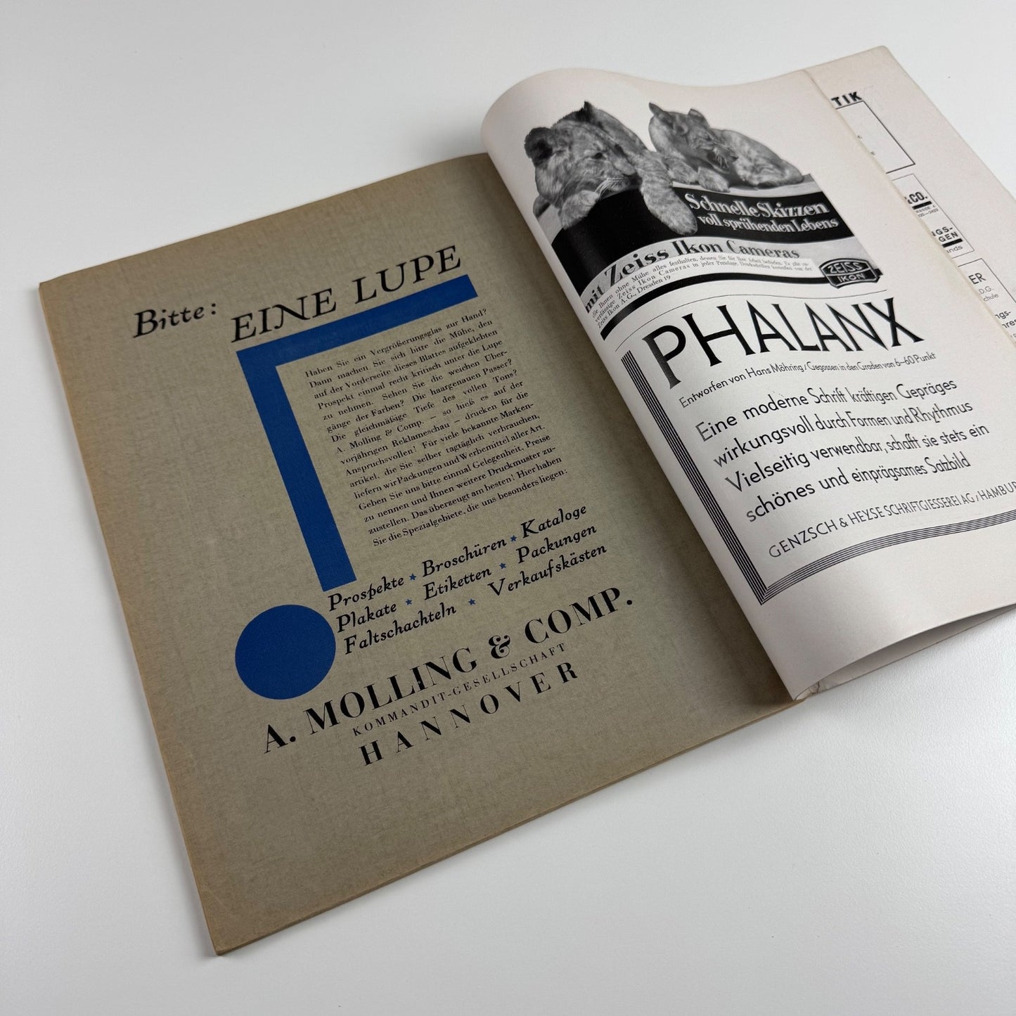 Gebrauchsgraphik International Advertising Art April 1930 Vol 7 no. 4 edited by Professor HK Frenzel