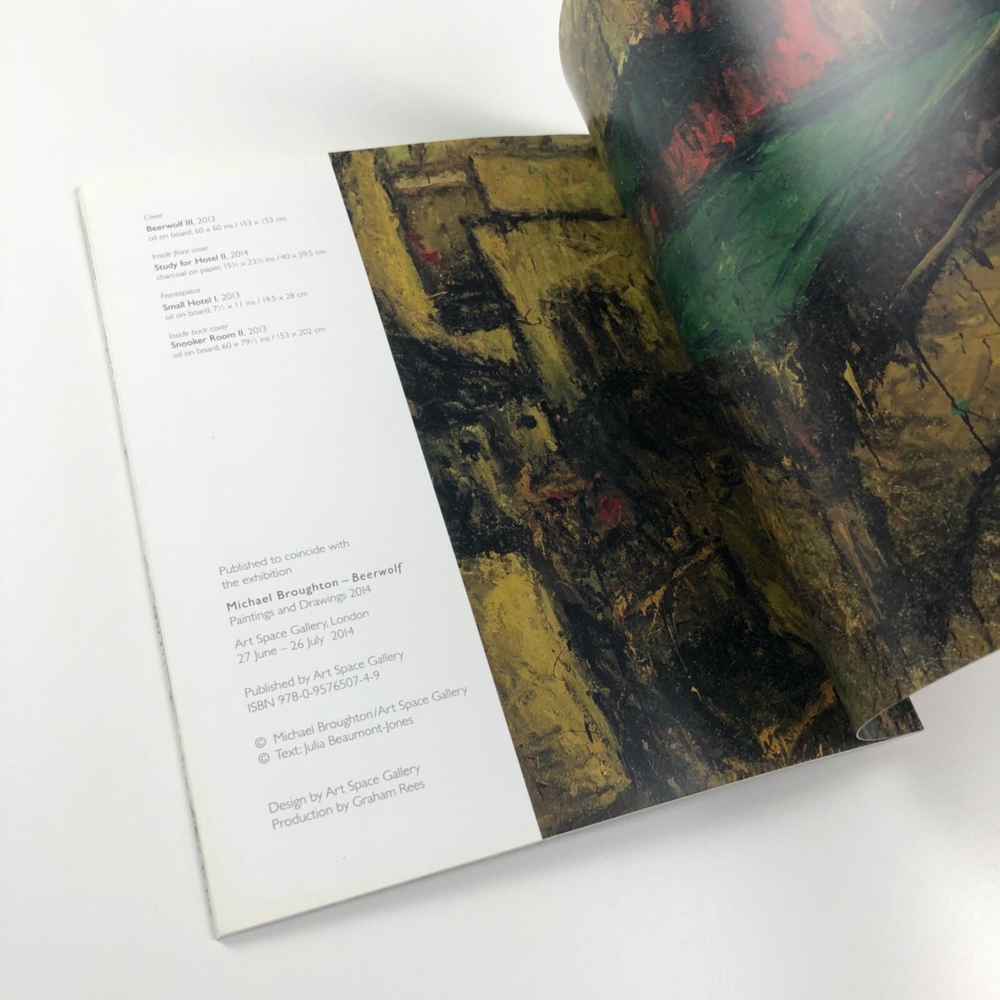 Michael Broughton Paintings and Drawings – Beerwolf Art Space Gallery catalogue, 2014
