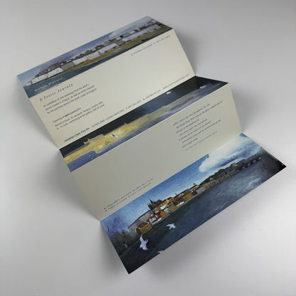 Folded card: Keith Purser – A poetic journey | Jonathan Clark Fine Art, 2004