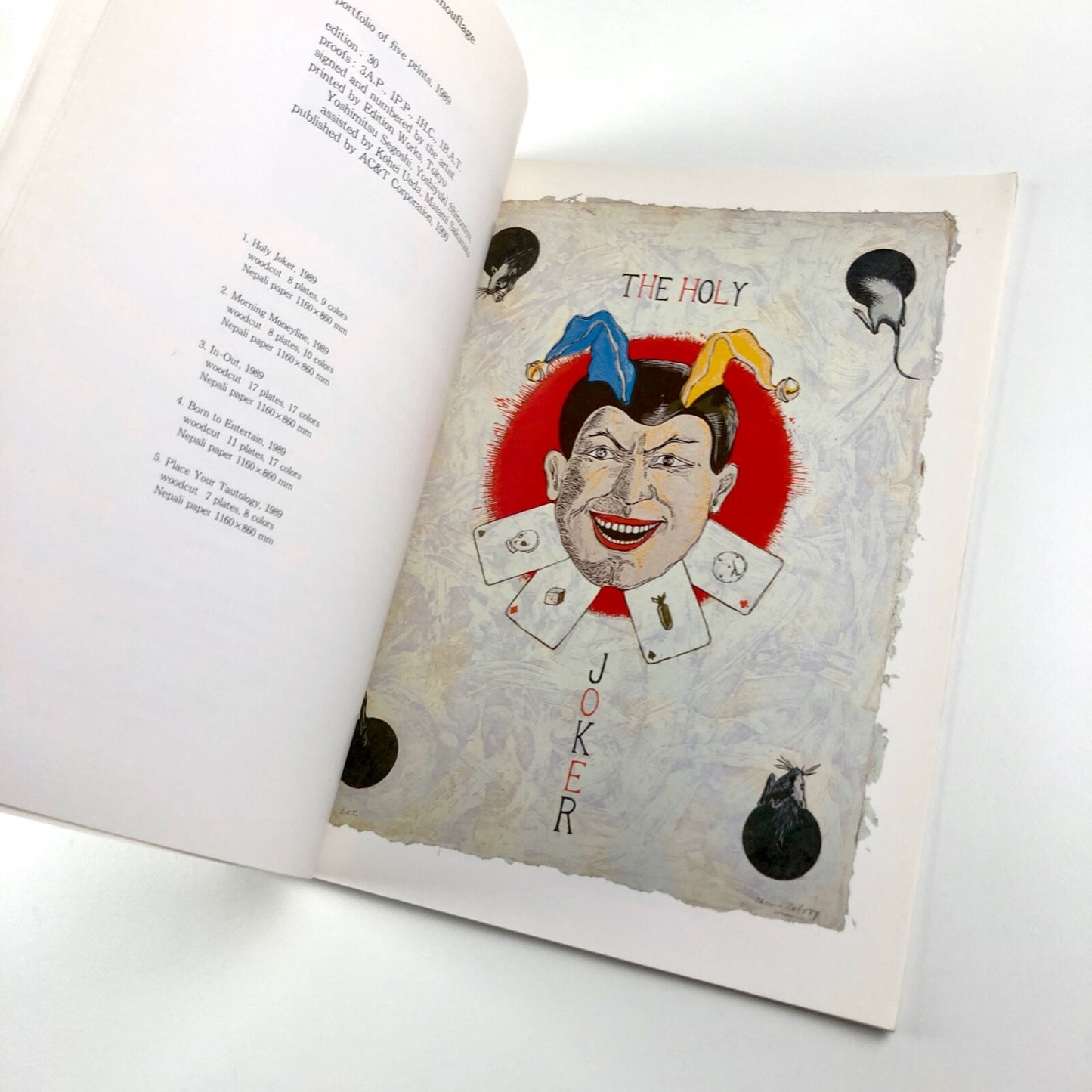 Chema Cobo. 4 Portfolios | AC & T Corporation, Tokyo March 1990