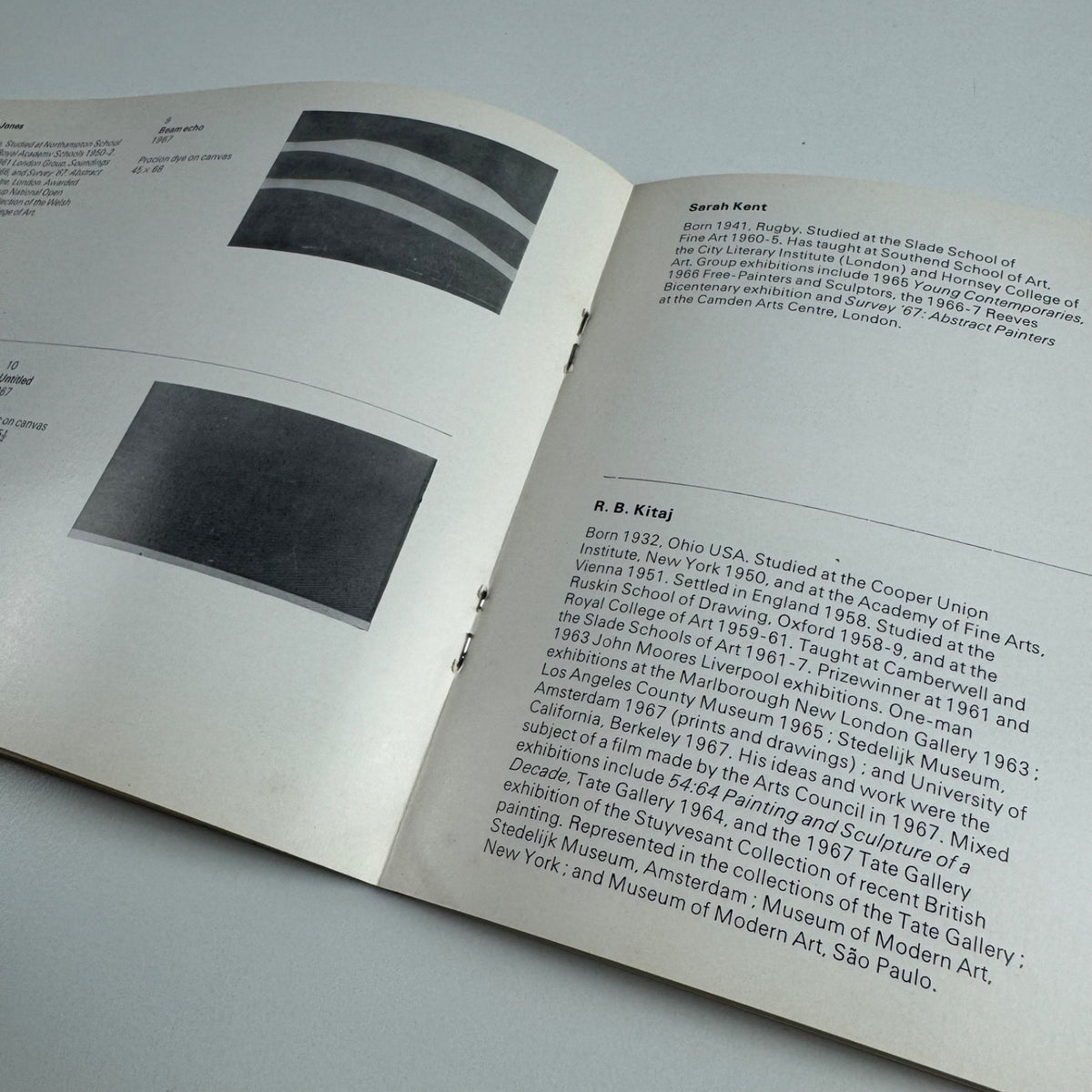 Arts Council Collection 1967-68 | Paintings bought by Alan Bowness & Robyn Denny | Arts Council touring exhibition 1969-73