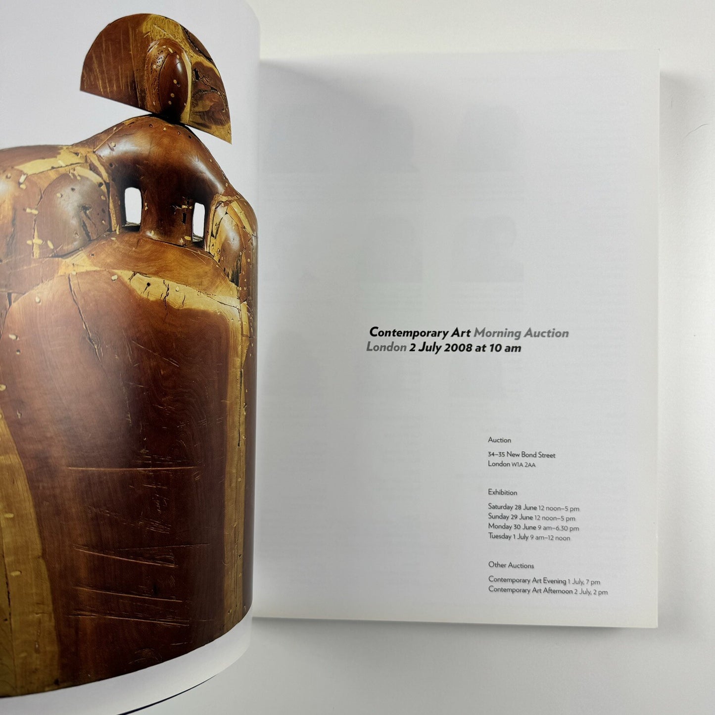Contemporary Art | Sotheby's London catalogue, 2 July 2008 morning auction | Ref LO8023