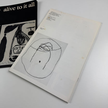 alive to it all | Arts Council folder catalogue and postcards 1983