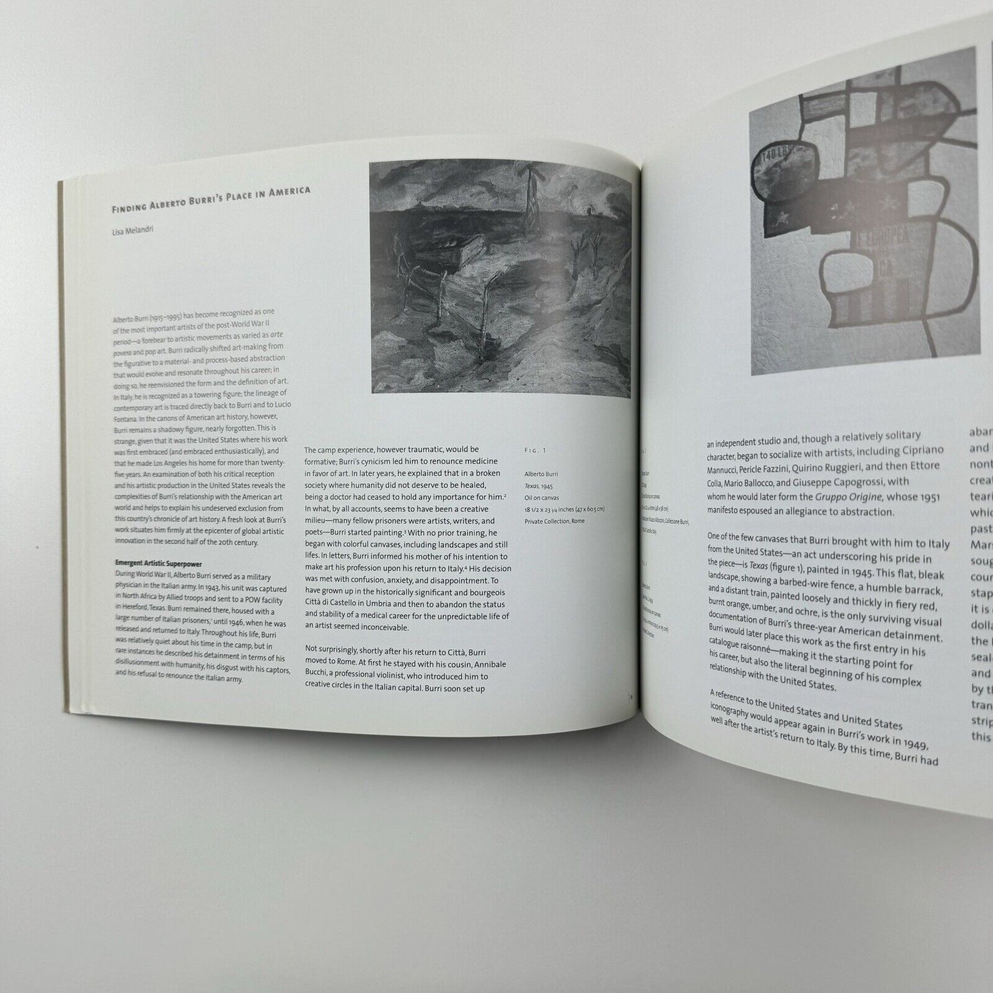 Combustione: Alberto Burri and America | Santa Monica Museum of Art catalogue, 2010
