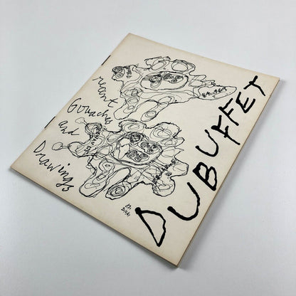 Dubuffet. Recent Gouaches and Drawings | Gordon Fraser Gallery, 1962 - catalogue design by Gordon House