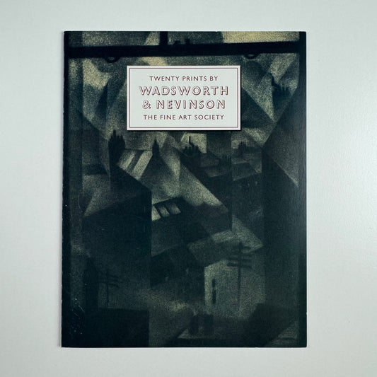 Leaflet for Twenty prints by Wadsworth & Nevinson | The Fine Art Society, undated