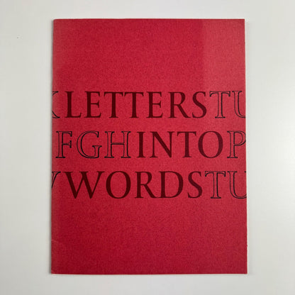 Letters into Words by Michael Harvey | William Clowes & Co, 1973