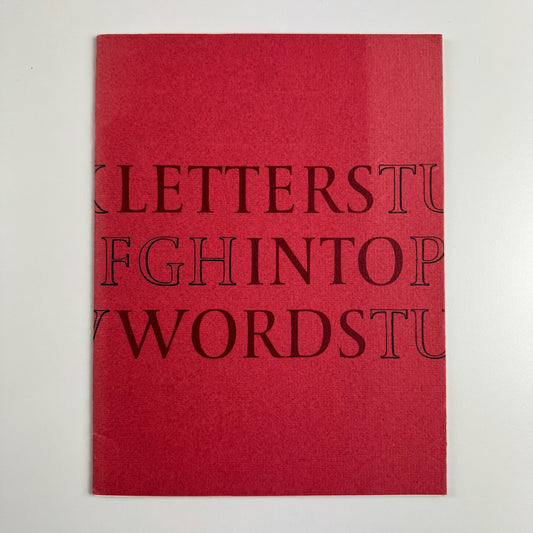 Letters into Words by Michael Harvey | William Clowes & Co, 1973