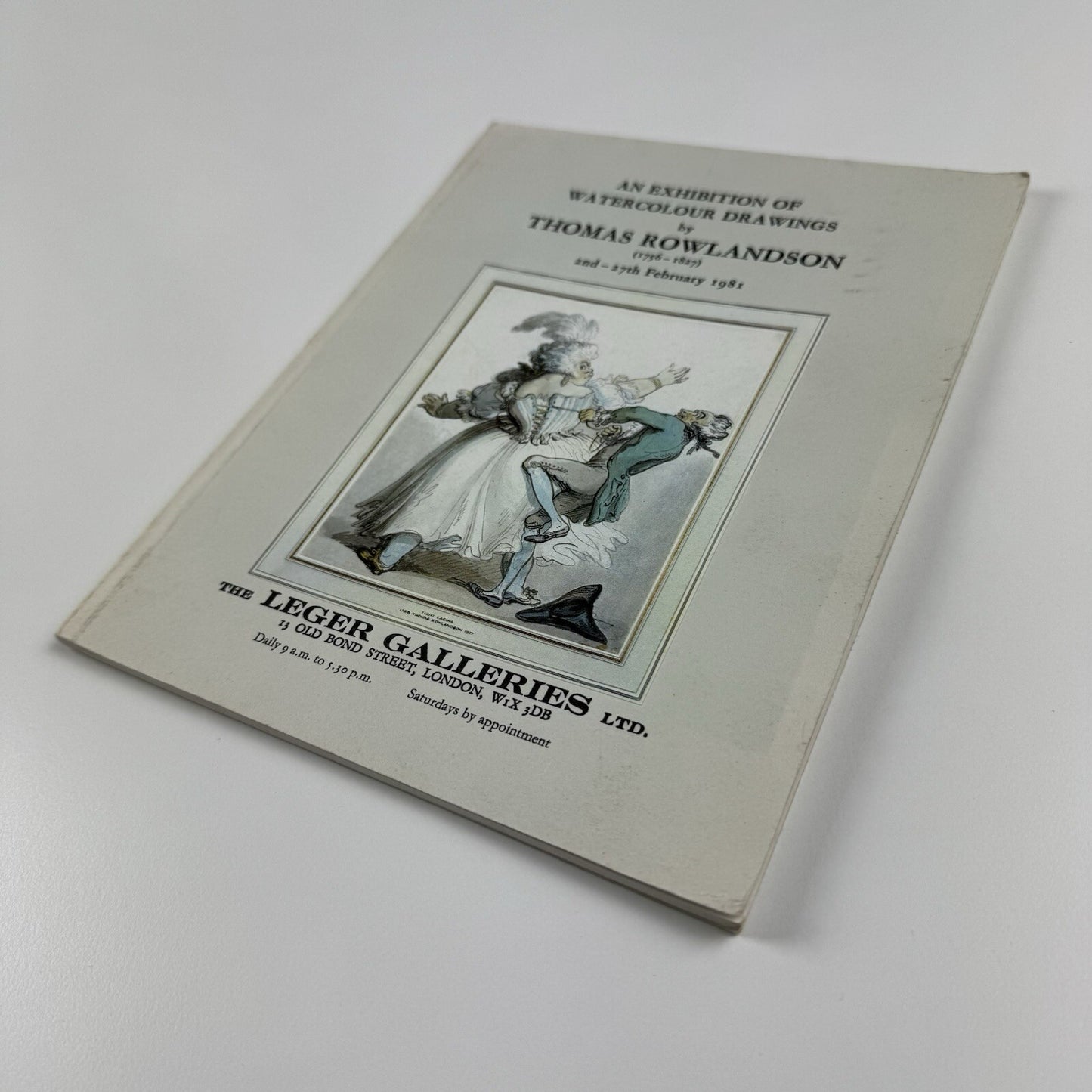 An exhibition of watercolour drawings by Thomas Rowlandson | Leger Galleries catalogue, 1981