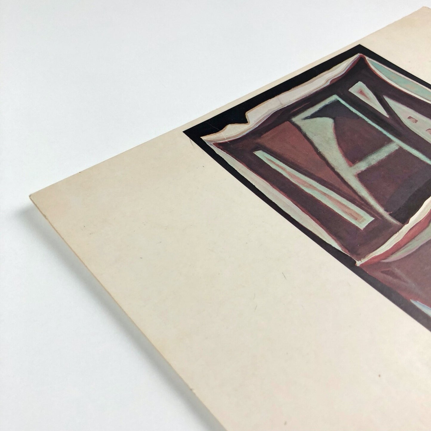 Tony O’Malley travelling exhibition | Folded exhibition card | Belfast, Dublin and south-west England1975