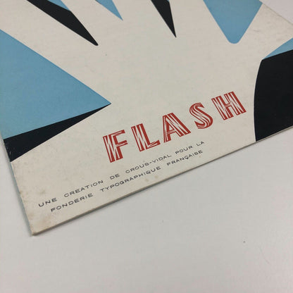 Flash type specimen Enric Crous-Vidal | Fonderie Typographique Français 1953
