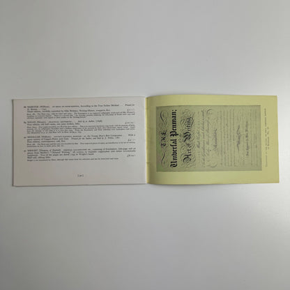 The Copy Book Collector’s Catalogue 99 issued by Elkin Mathews Ltd 1944?