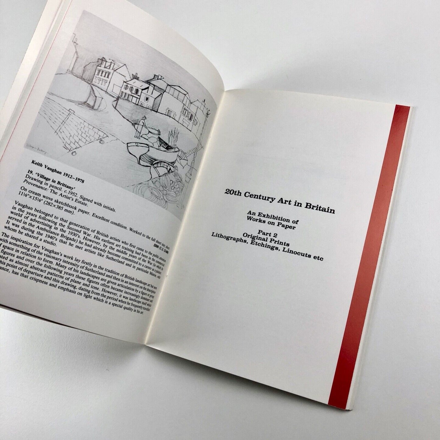 20th Century Art in Britain. Drawings Watercolours Prints | William Weston Gallery Ltd, London, 1988 | Catalogue no. 2 (Year 21, issue no. 209)