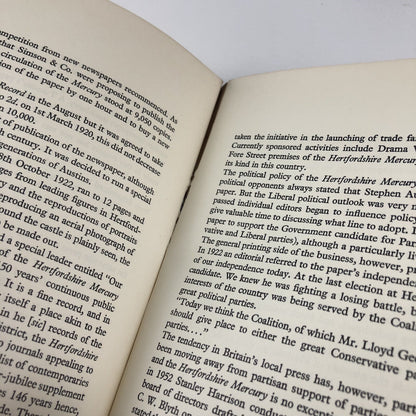 Stephen Austin of Hertford – Two Hundred Years of Print by James Moran, 1968