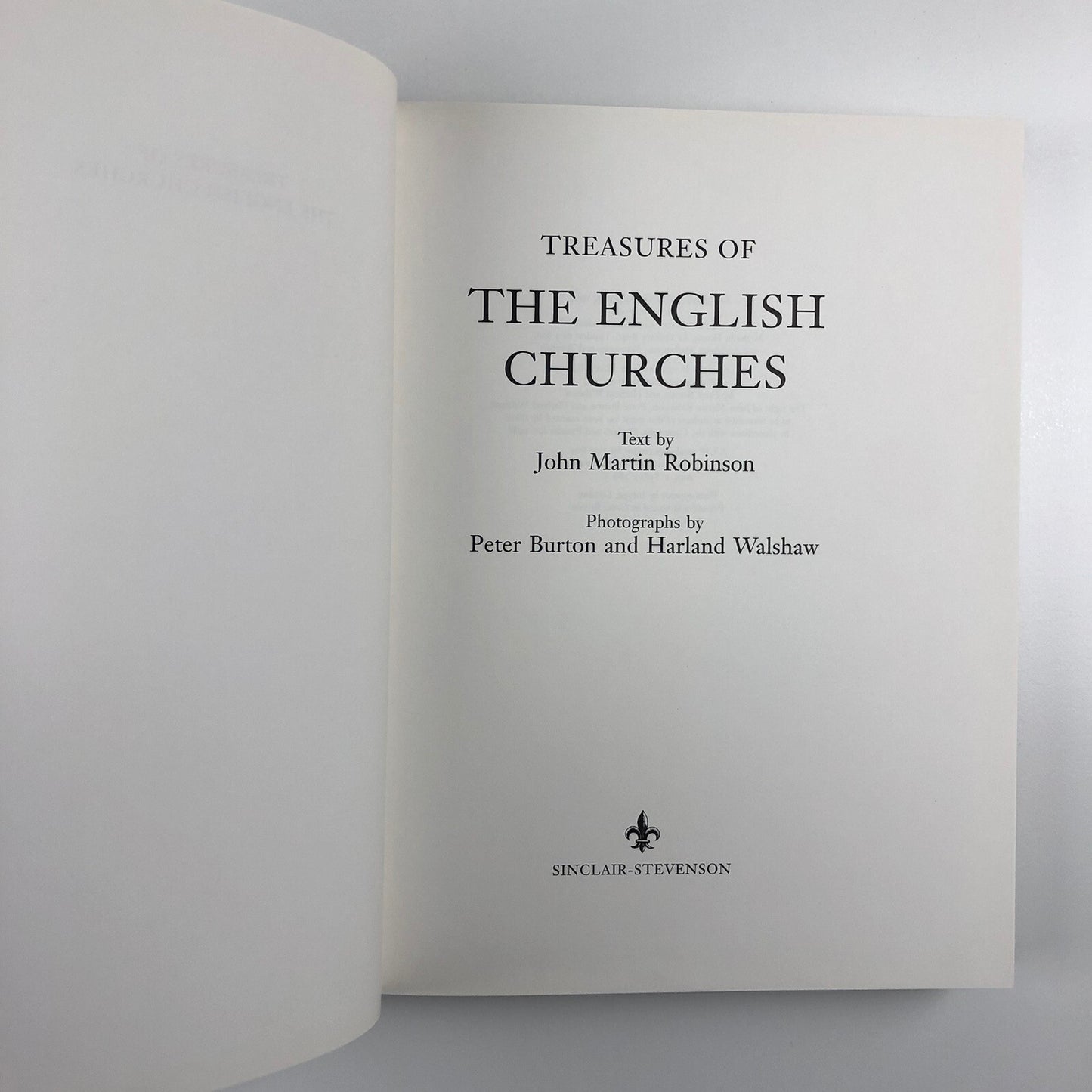 Treasures Of The English Churches text by John Martin Robinson 1995