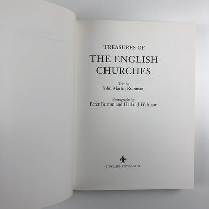 Treasures Of The English Churches text by John Martin Robinson 1995