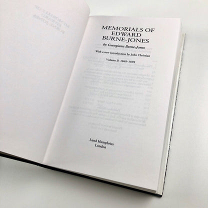 Memorials of Edward Burne-Jones by Georgina Burne-Jones | Volumes I and II 1993