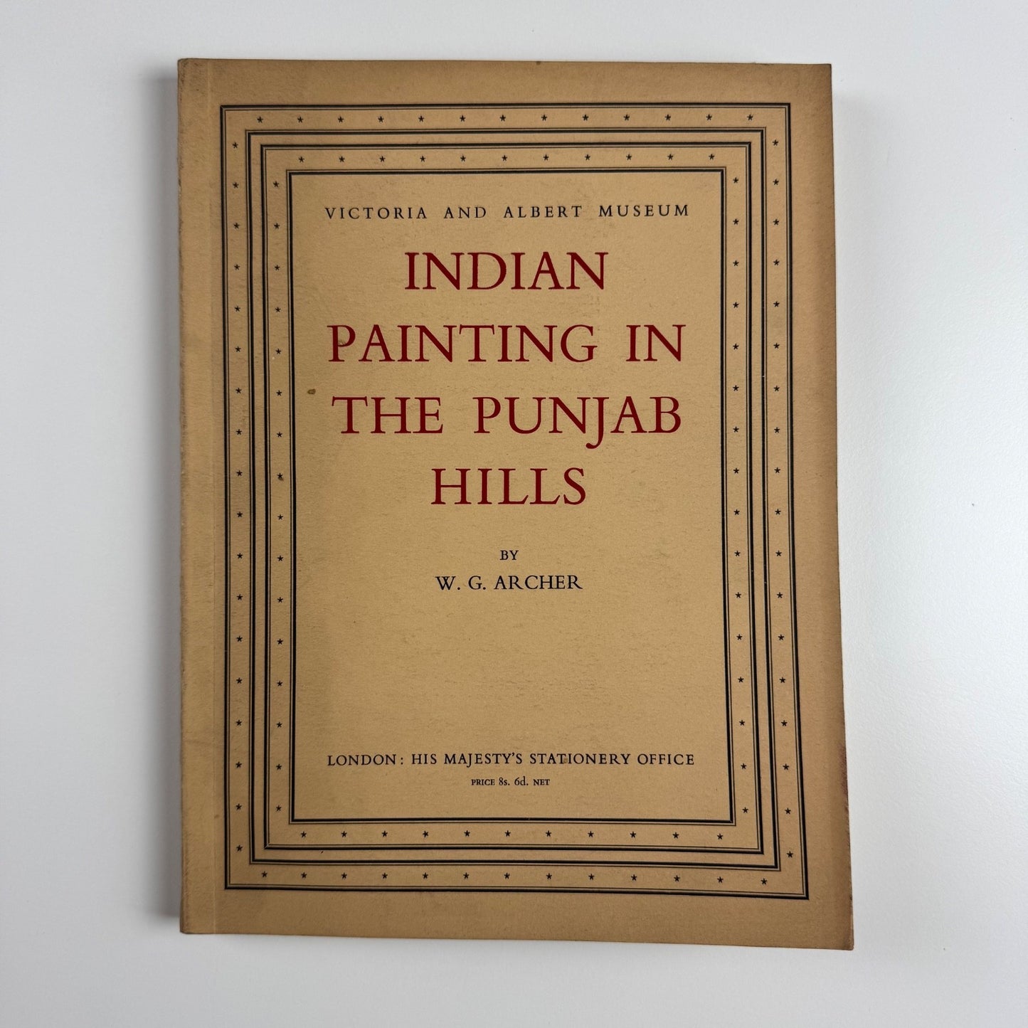 Indian Painting in the Punjab Hills by W.G. Archer V&A Monograph 4, HMSO, 1952