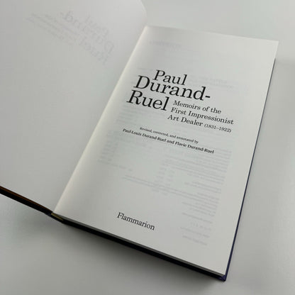 Paul Durand-Ruel. Mémoires of the First Impressionist Art Dealer | Flammarion 2014