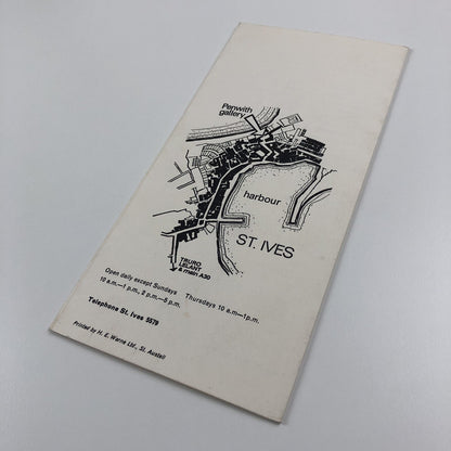 Folded card – The Penwith Society of Arts Associates Exhibition, 1966 St Ives