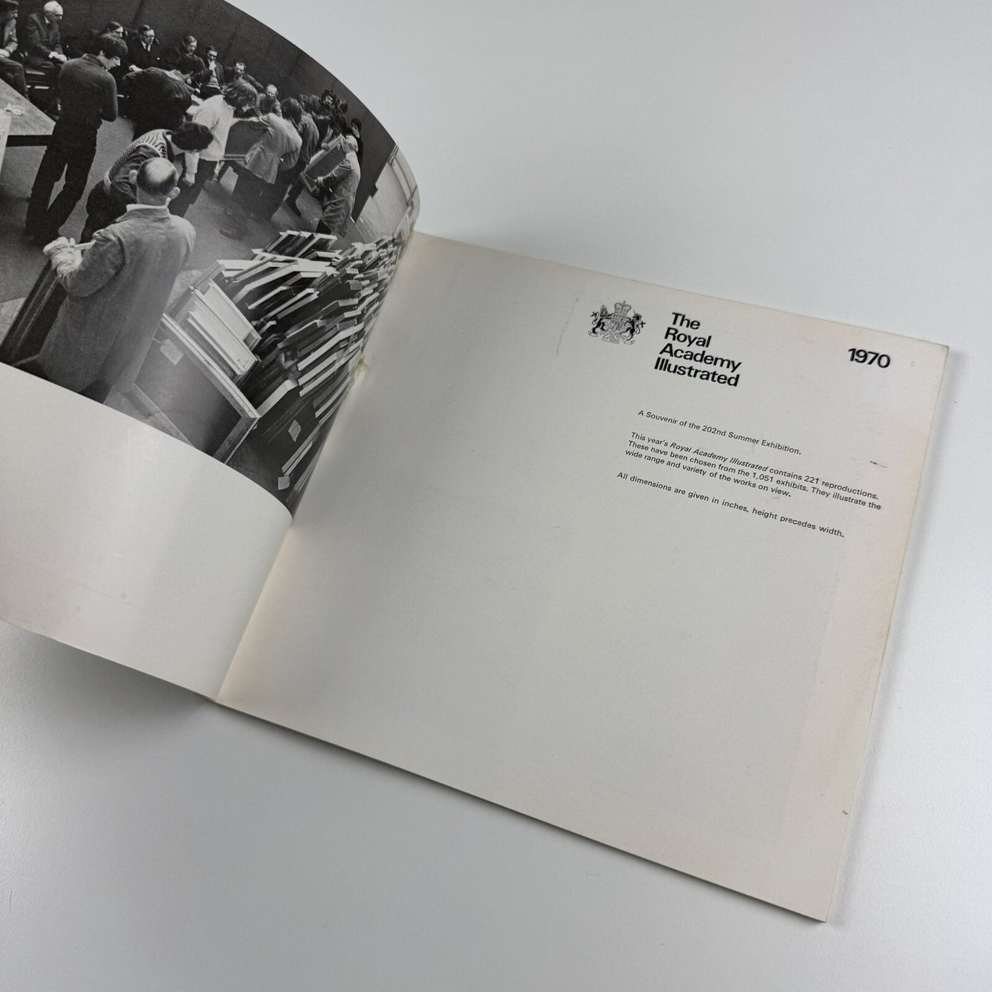 The Royal Academy Illustrated 1970 | Typography by Gordon House