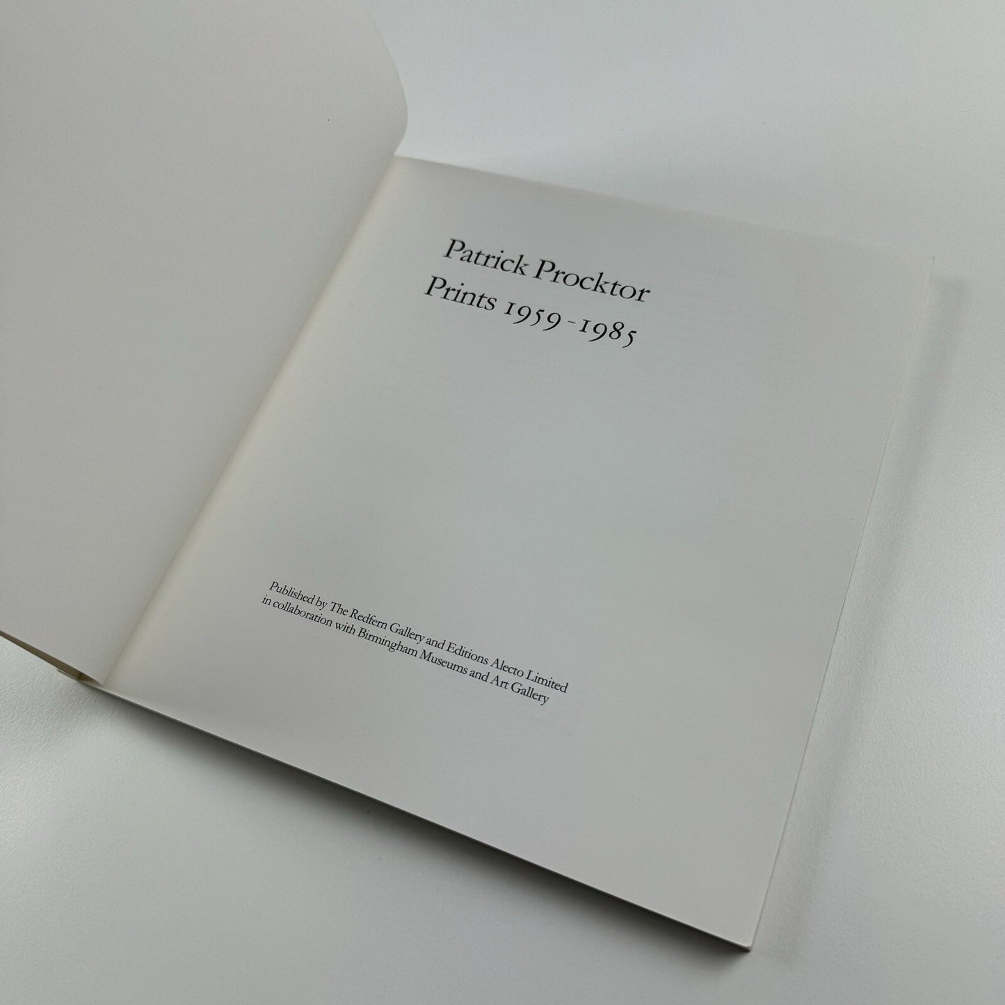 Patrick Procktor Prints 1959-1985 | Redfern Gallery Birmingham Museums 1985