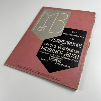 Gebrauchsgraphik International Advertising Art April 1930 Vol 7 no. 4 edited by Professor HK Frenzel