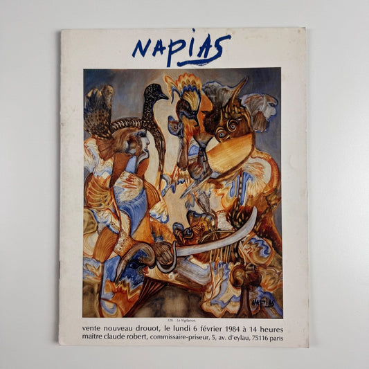 Gilbert Napias paintings. auction. Claude Robert Drouot 6 February 1984