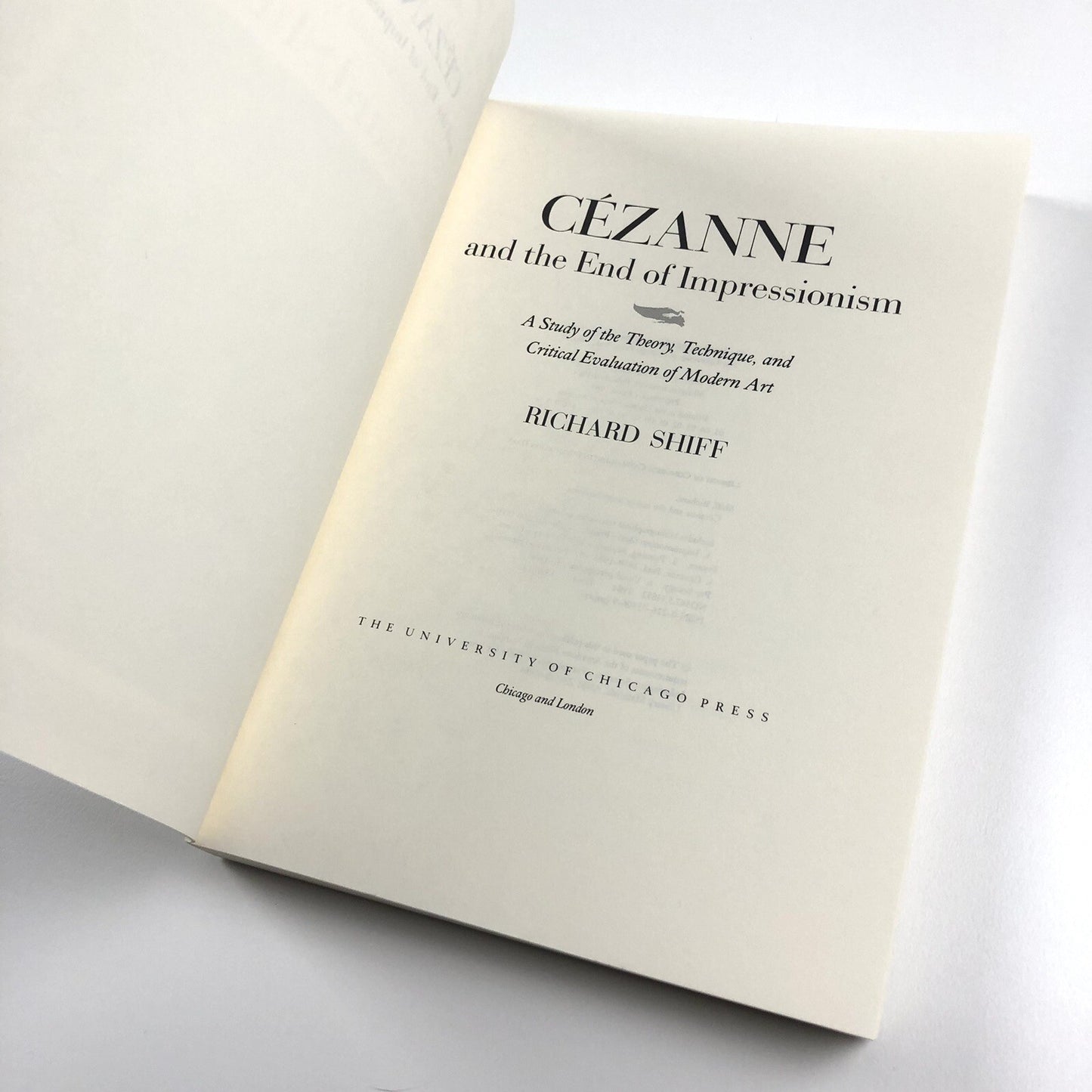 Cézanne and the End of Impressionism by Richard Shiff | Paperback, 1986