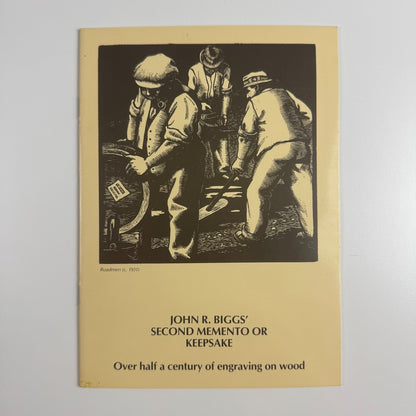 John R. Biggs’ Second Memento or Keepsake. Over half a century of engraving 1985