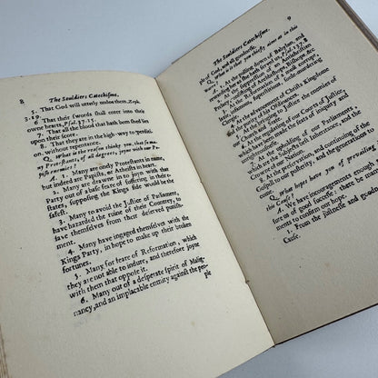 The Souldier’s Catechisme | reprinted in facsimile from the Edition of 1644 | The Cresset Press, London, undated