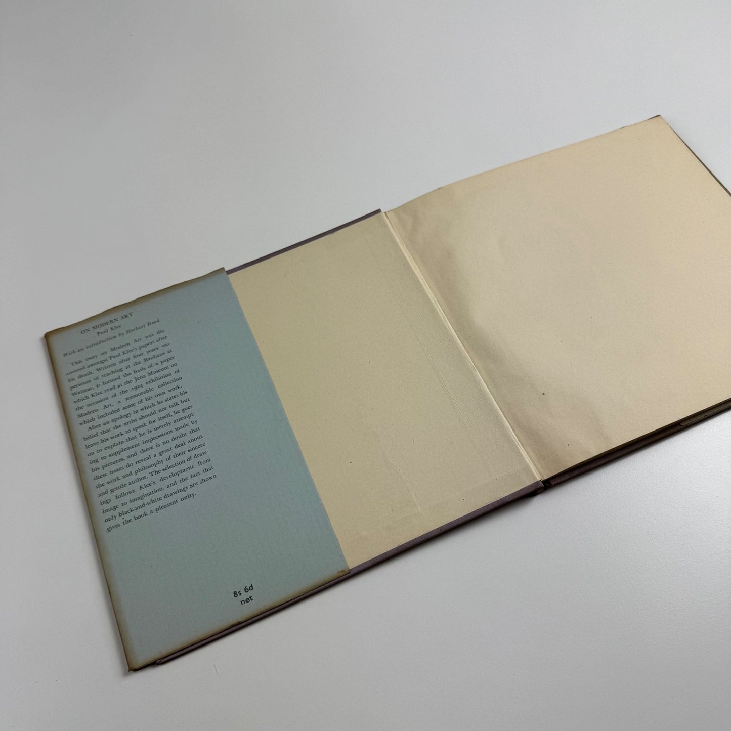 Paul Klee on Modern Art intro Herbert Read | Faber & Faber, 1948