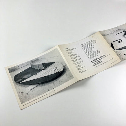 Michael Kenny – Sculpture and Drawings | Annely Juda Fine Art 1981 |Folded card