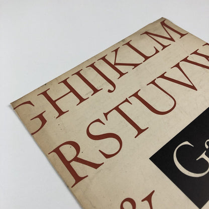 Garaldus type specimen | Societá Nebiolo, Torino | Design Aldo Novarase, possibly 1957