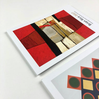 Brian Rice – 2017 Prints / Paintings from the Artist's Archive | Two folded cards with price list, Belgrave Gallery, 2017