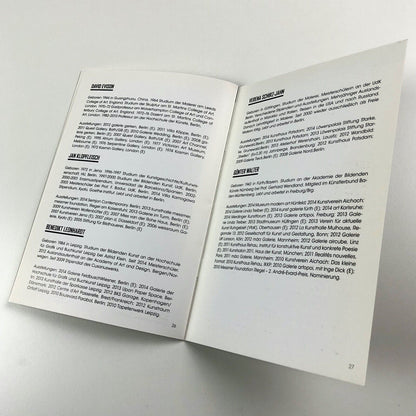 Continuous Abstraction | Kunstverein Tiergarten | Galerie Nord catalogue, 2015