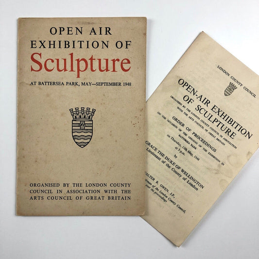 Open Air exhibition of sculpture at Battersea Park, London County Council and Arts Council, May-September 1948