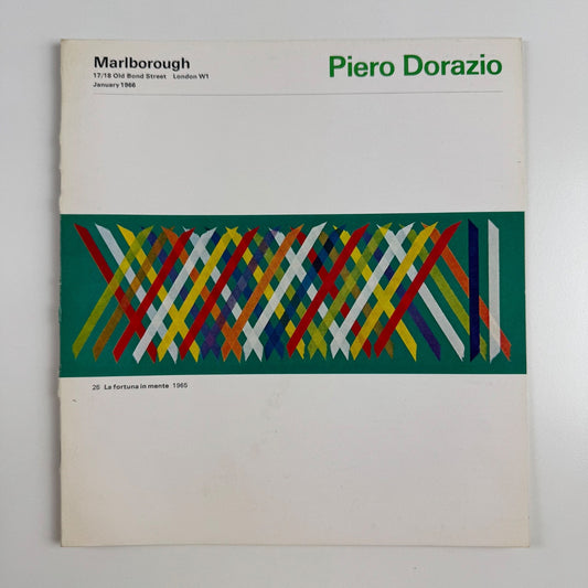 Piero Dorazio | Marlborough Fine Art Jan 1966 design by Gordon House