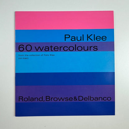 Paul Klee. 60 watercolours collection of Felix Klee Roland, Browse & Delbanco