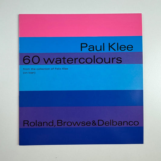 Paul Klee. 60 watercolours collection of Felix Klee Roland, Browse & Delbanco