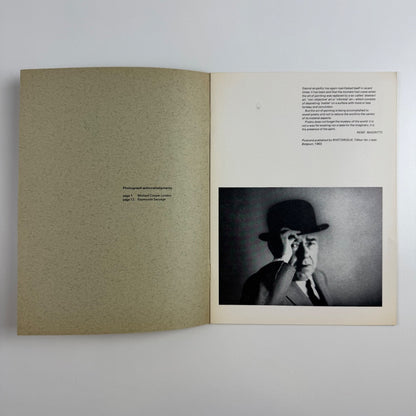 René Magritte | Zwemmer Gallery, London July 1966