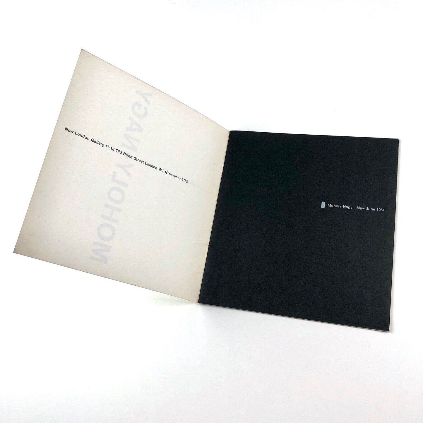 Moholy-Nagy Paintings & Collages 1914-1946 | New London Gallery catalogue booklet, 1961