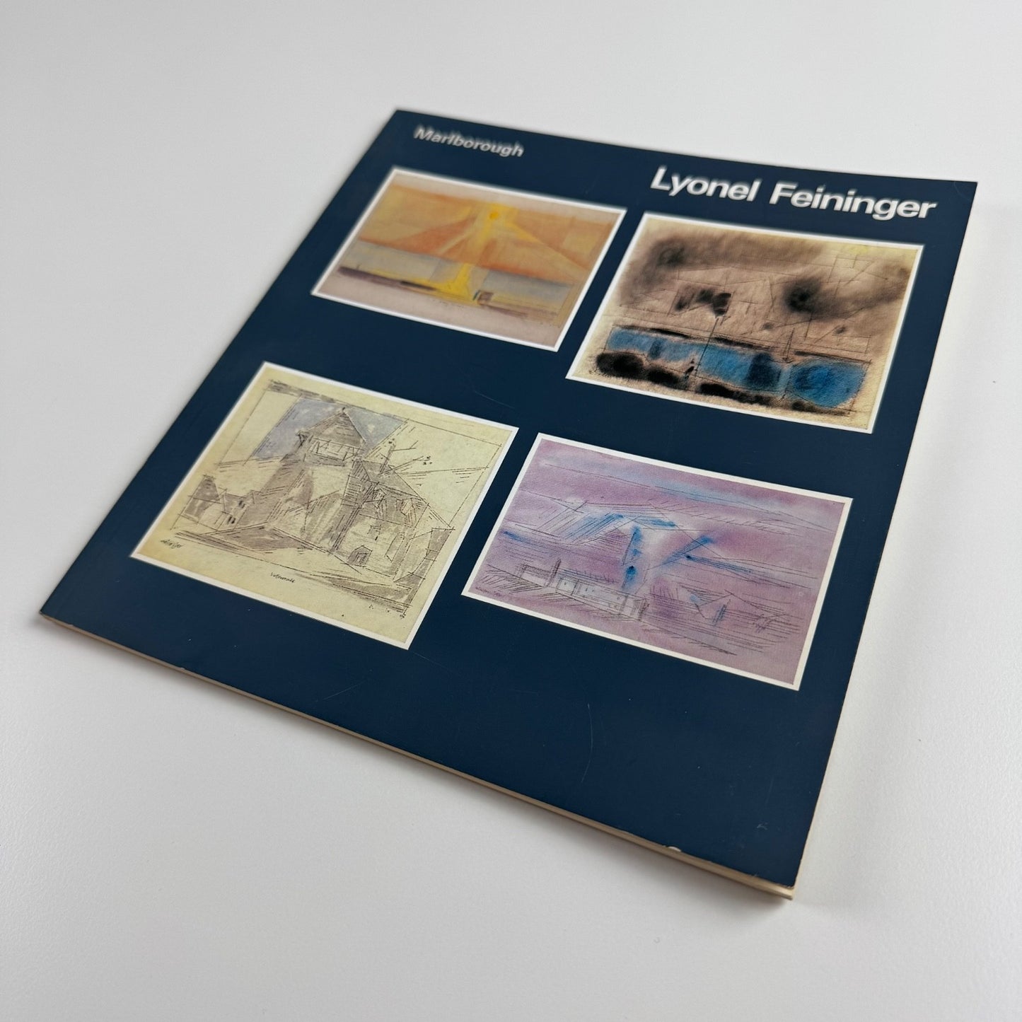 Lyonel Feininger. Drawings and watercolours | Marlborough Sep/Oct 1968 cat.238 typography by Gordon House