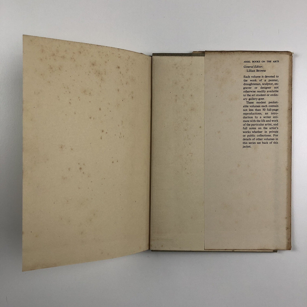 Constantin Guys Ariel Books intro Clifford Hall 1945 | Hardy Amies bookplate