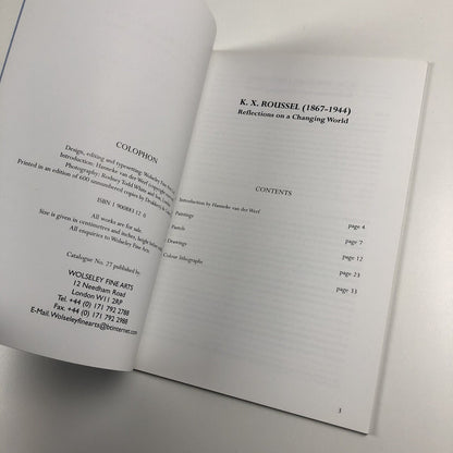 K. X. Roussel Paintings, pastels, drawings, and prints | Wolseley Fine Arts 1999